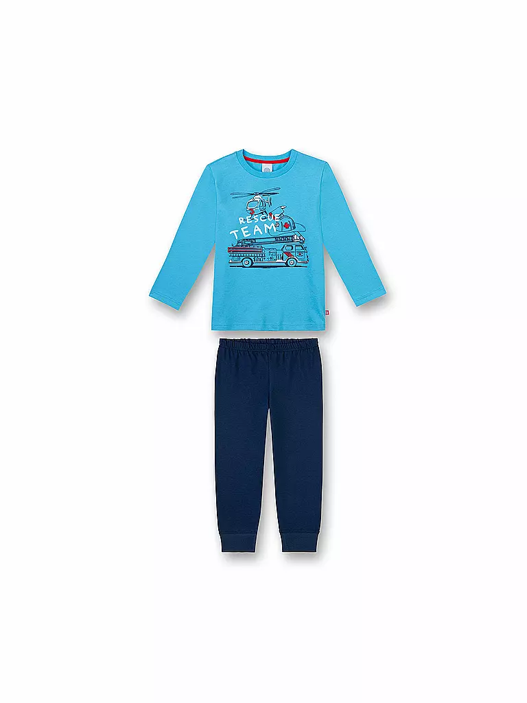 SANETTA | Jungen-Pyjama | blau