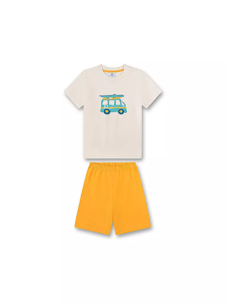 SANETTA | Kinder Pyjama Set 2teilig  | creme