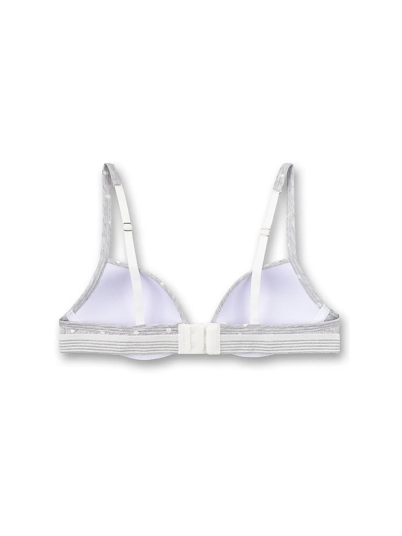SANETTA | Mädchen Bustier - BH hellgrau melange | hellgrau