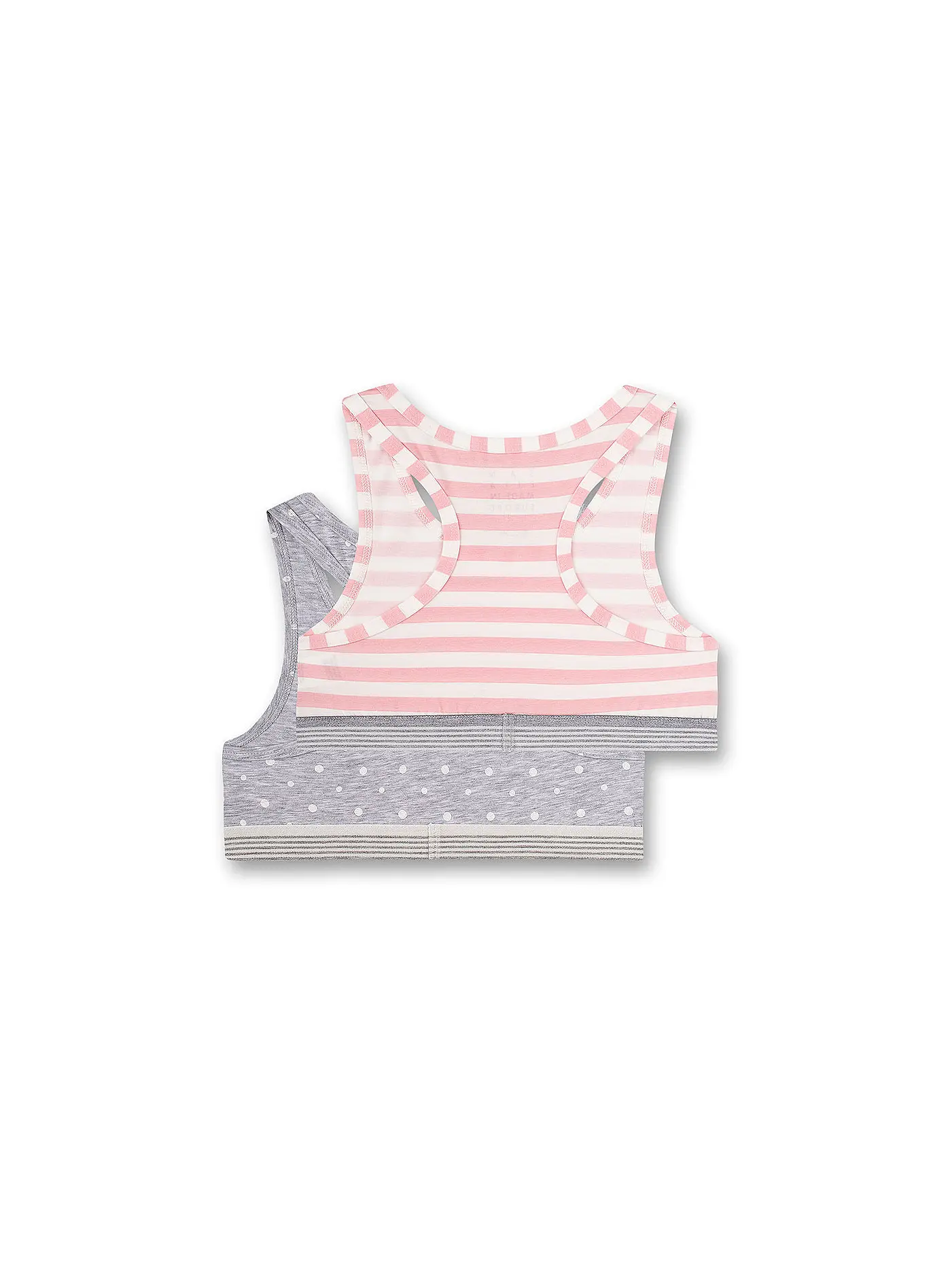 SANETTA | Mädchen Bustier 2er Pkg. hellgrau | hellgrau