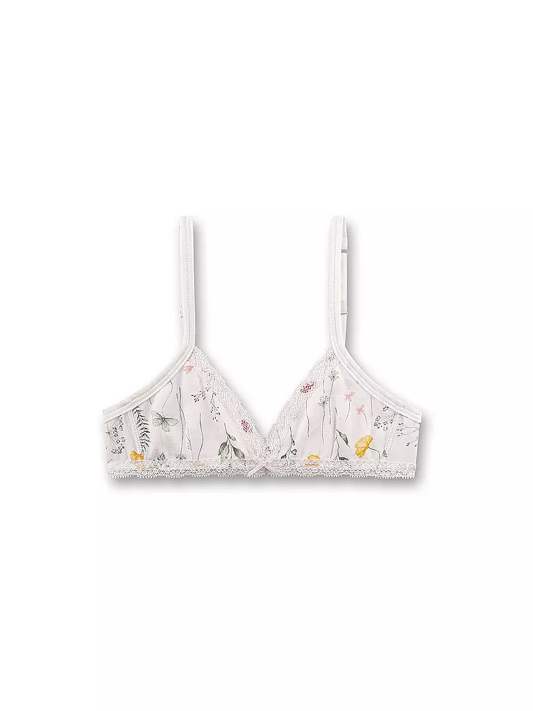 SANETTA | Mädchen Bustier whitepebb | creme