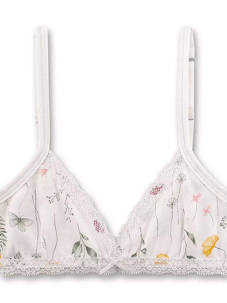 SANETTA | Mädchen Bustier whitepebb | creme