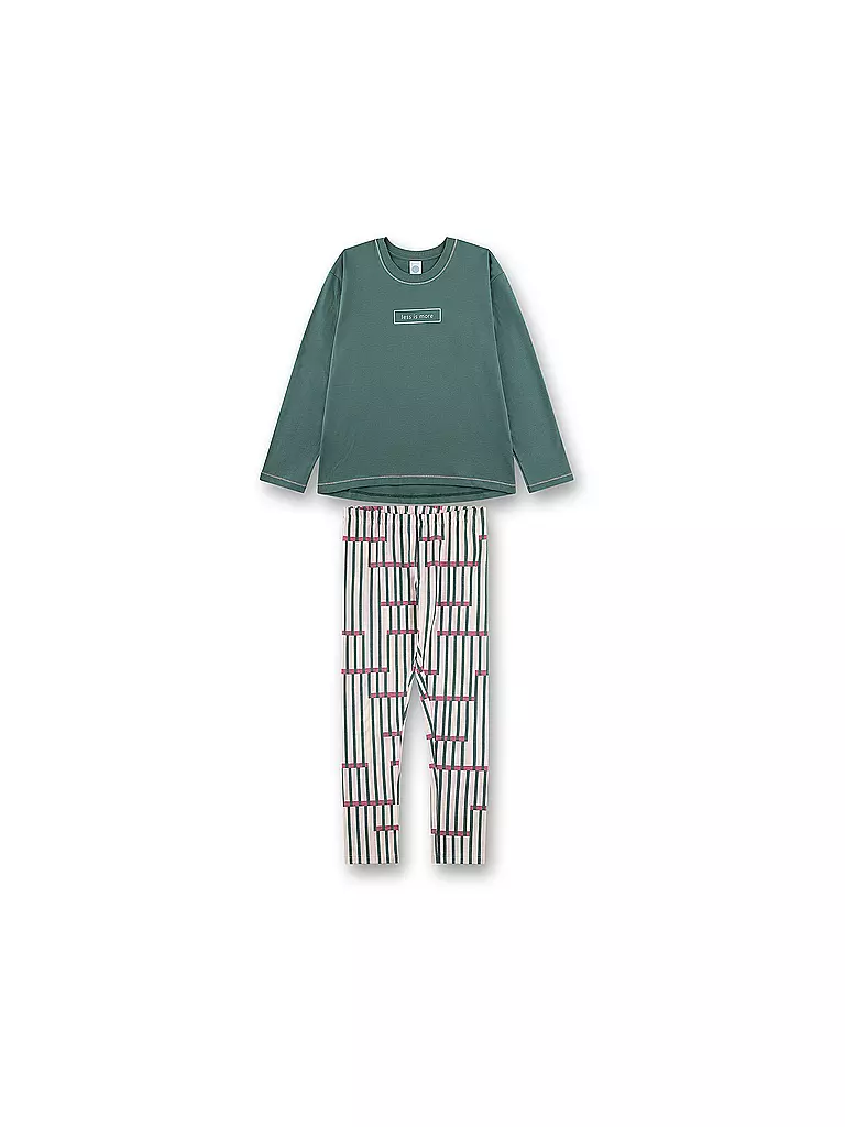 SANETTA | Mädchen Pyjama  | hellgrün