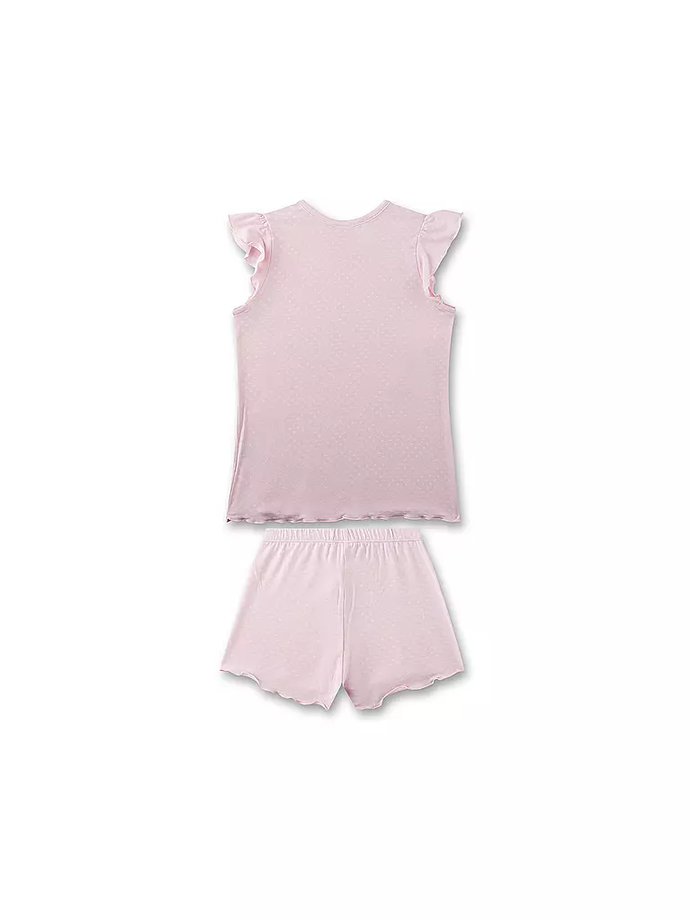 SANETTA | Mädchen Pyjama Set 2-teilig (T-Shirt und Shorts) | rosa