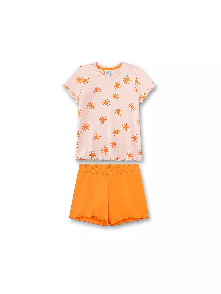 SANETTA | Mädchen Pyjama Set 2teilig | orange