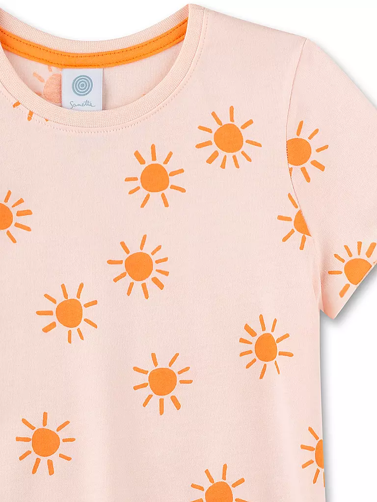 SANETTA | Mädchen Pyjama Set 2teilig | orange