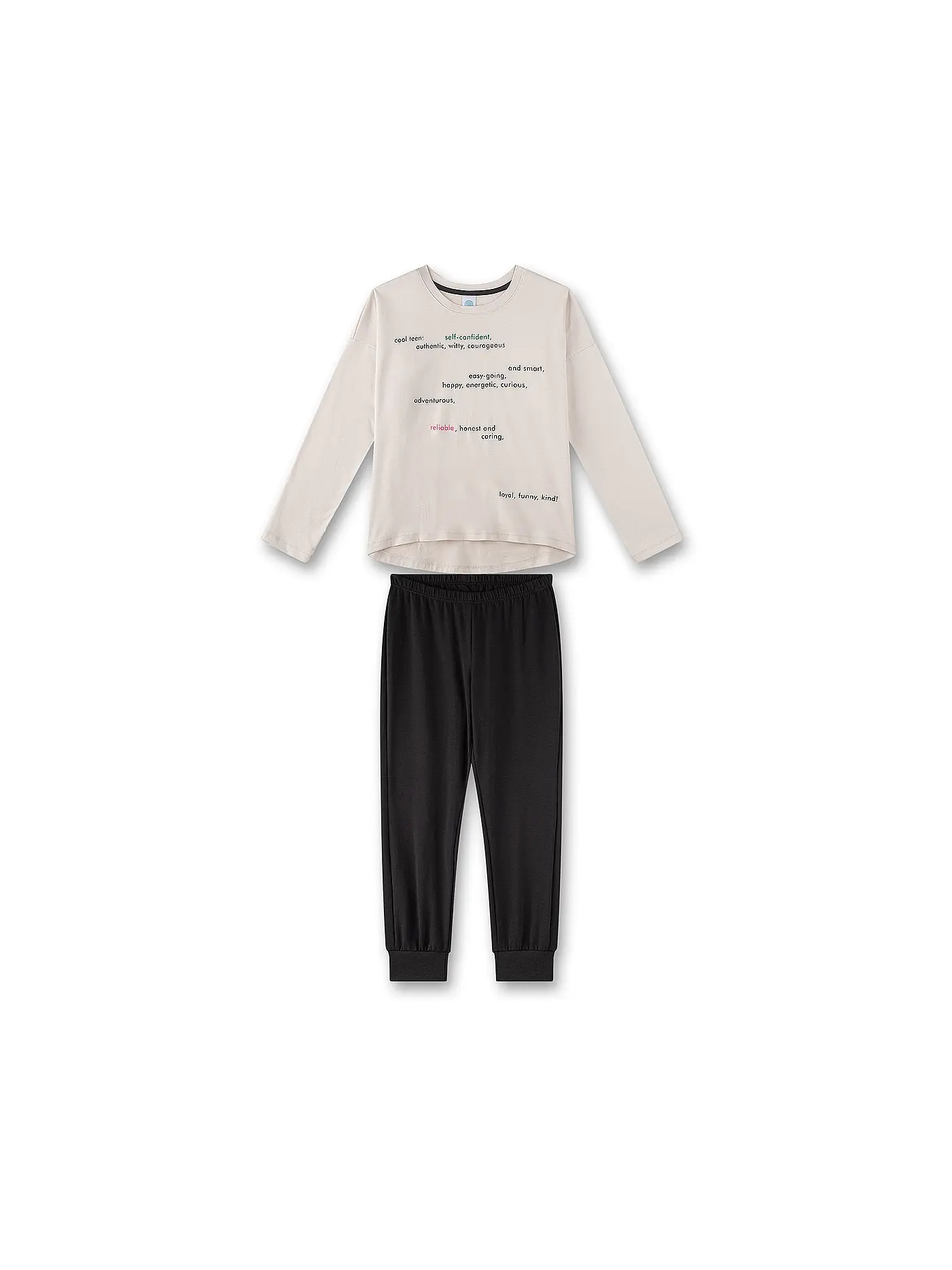 SANETTA | Mädchen Pyjama | creme
