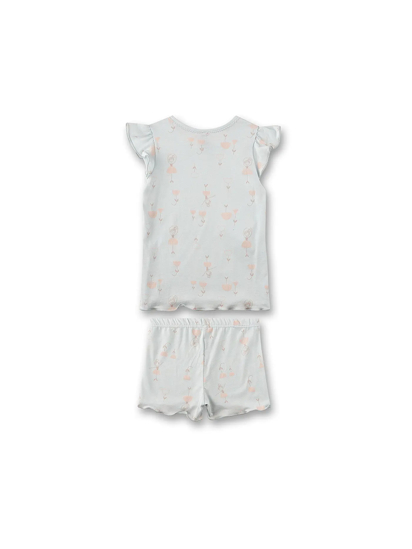 SANETTA | Mädchen Pyjama | hellblau