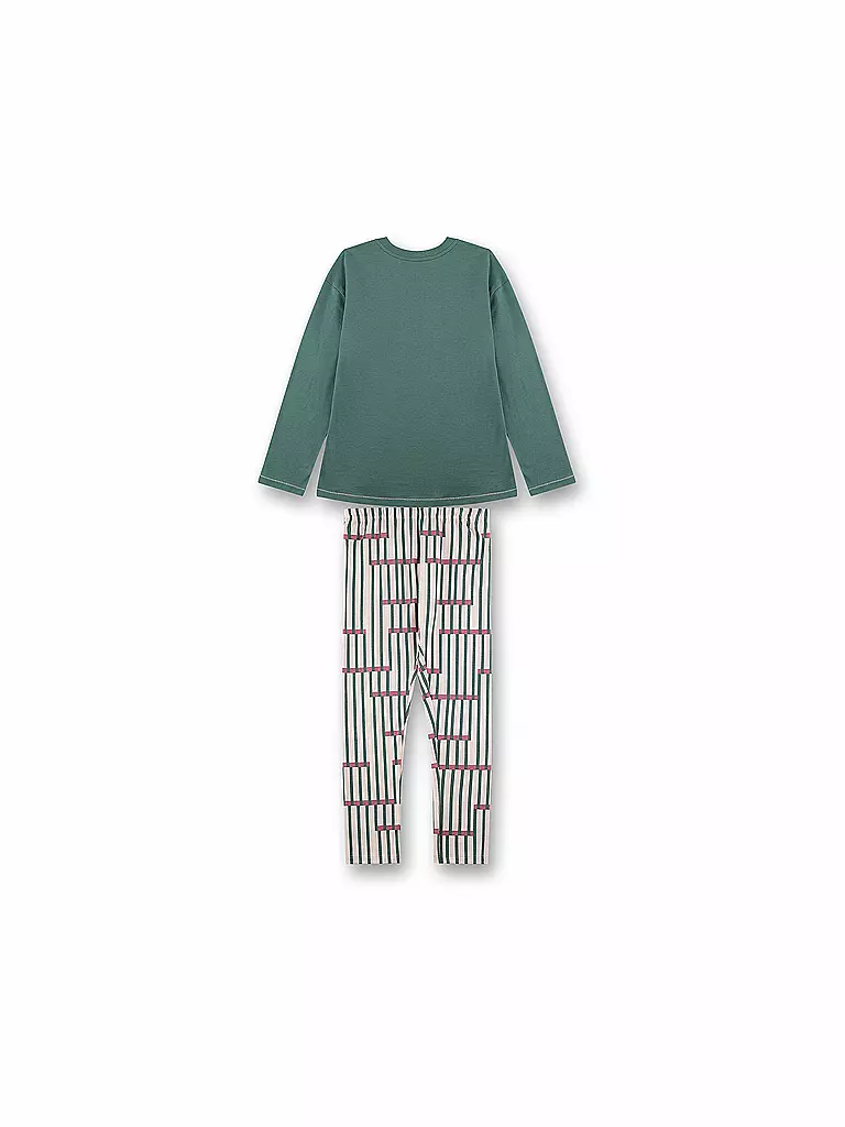 SANETTA | Mädchen Pyjama | hellgrün