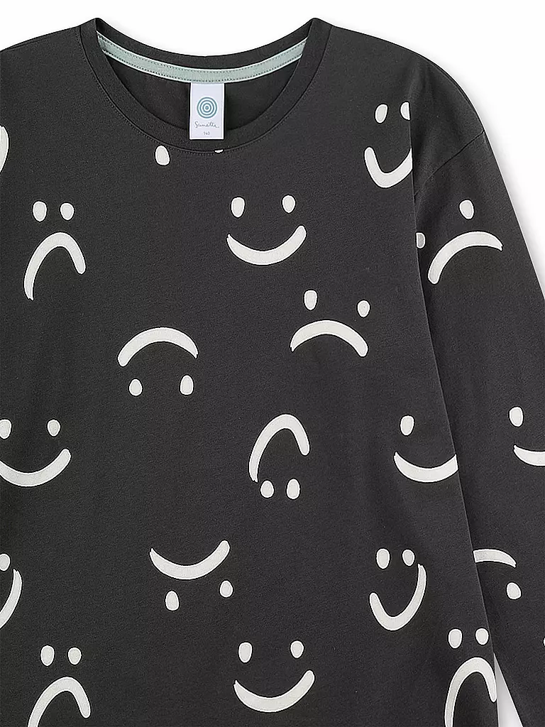 SANETTA | Mädchen Pyjama | grau