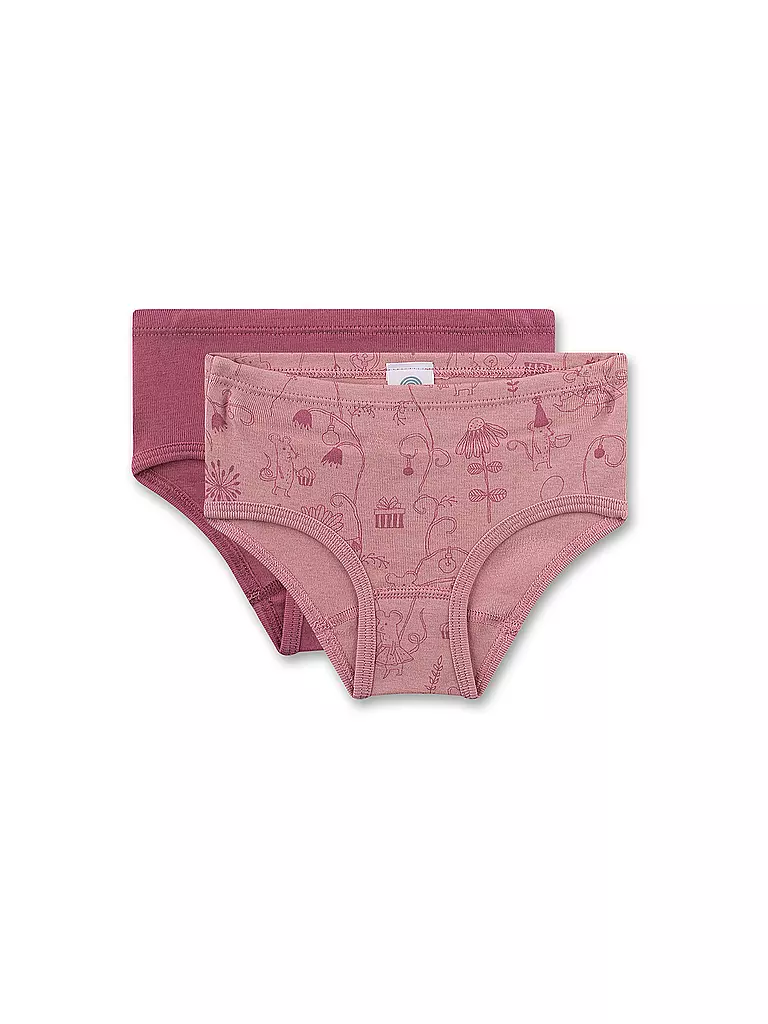 SANETTA | Mädchen Slip 2er Pkg. dark rose  | rosa