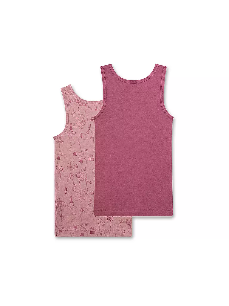 SANETTA | Mädchen Top 2er Pkg. dark rose | rosa