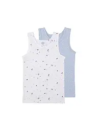 SANETTA | Mädchen Unterhemd 2er Pkg. white | Weiss