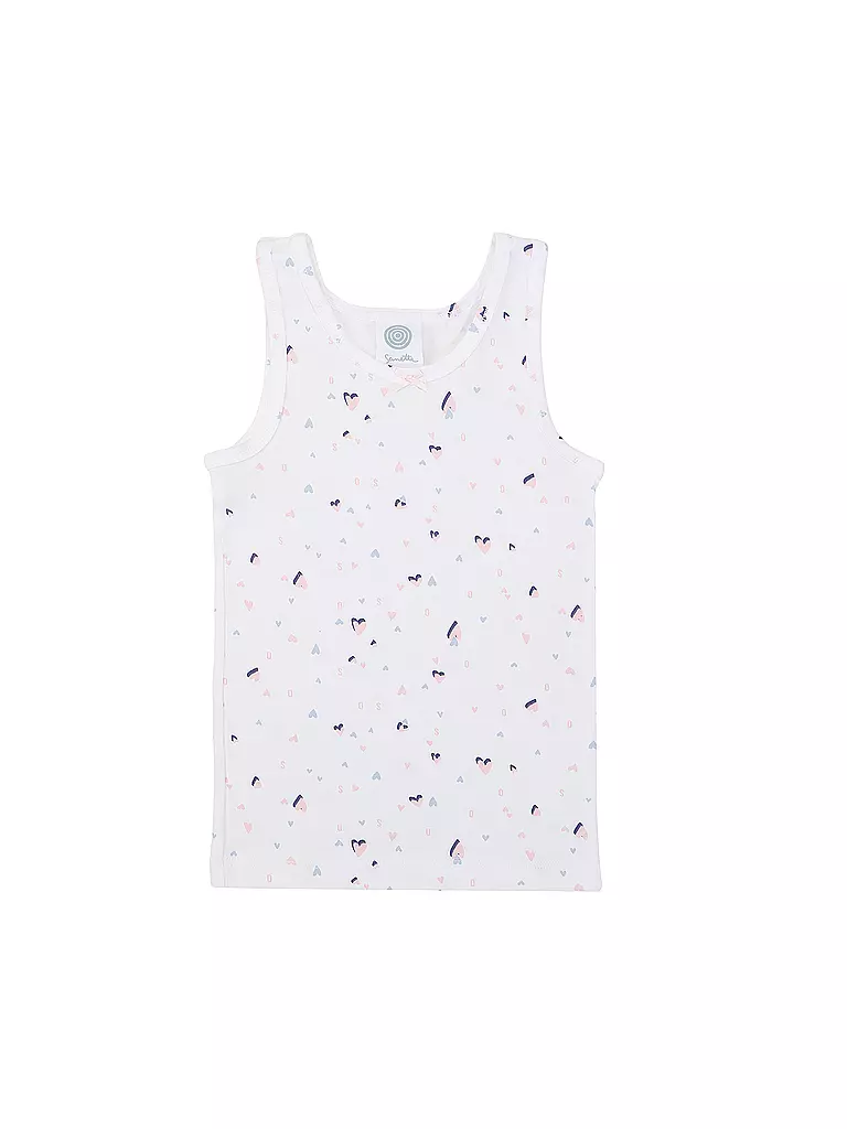 SANETTA | Mädchen Unterhemd 2er Pkg. white | weiss