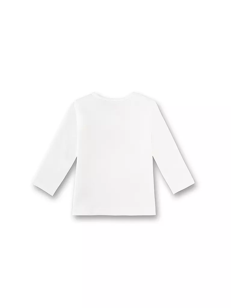 SANETTA | Mädchen-Langarmshirt  | weiß