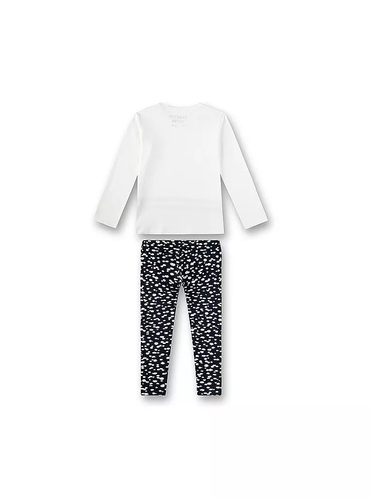 SANETTA | Mädchen-Pyjama "Athleisure" | weiß