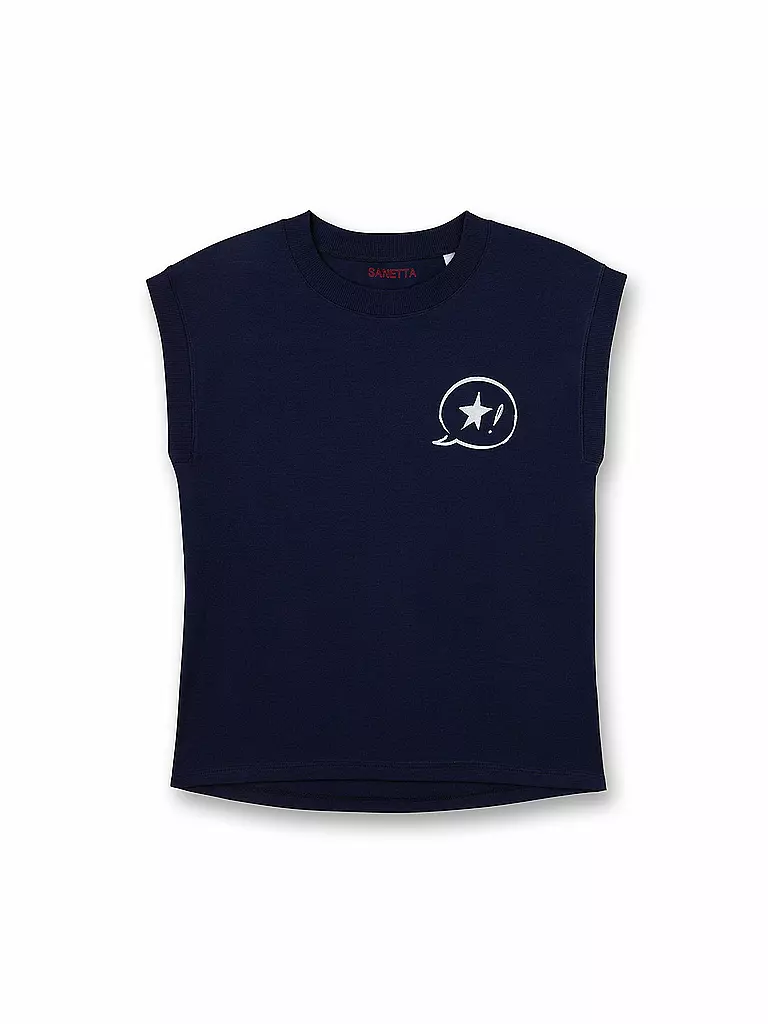 SANETTA | Mädchen-Shirt "Athleisure" | blau