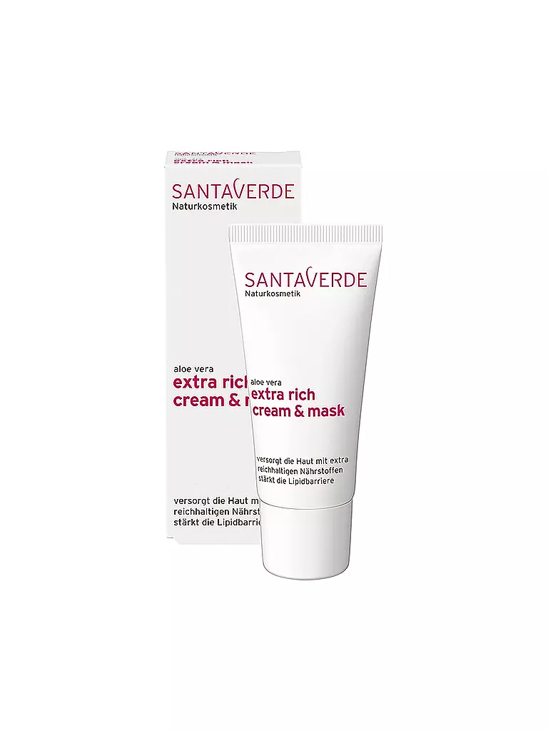 SANTAVERDE | Augencreme - Aloe Vera extra rich cream & mask 30ml | keine Farbe
