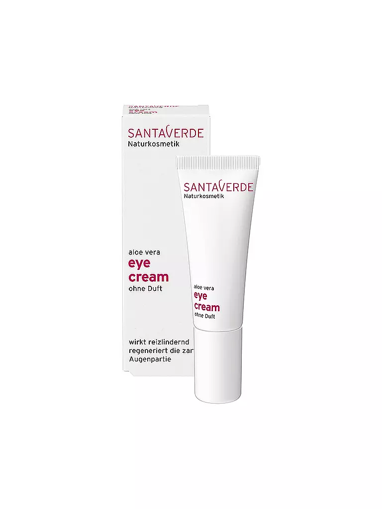 SANTAVERDE | Augencreme - Aloe Vera eye cream ohne Duft 10ml | keine Farbe