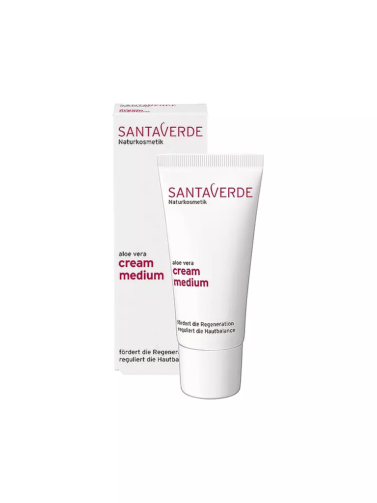 SANTAVERDE | Gesichtscreme - Aloe Vera cream medium 30ml | keine Farbe