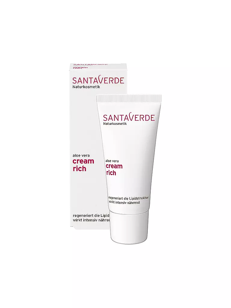 SANTAVERDE | Gesichtscreme - Aloe Vera cream rich 30ml | keine Farbe