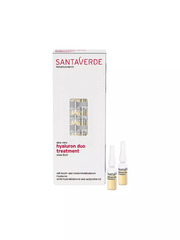 SANTAVERDE | Hyaluron duo treatment 10x1ml | keine Farbe