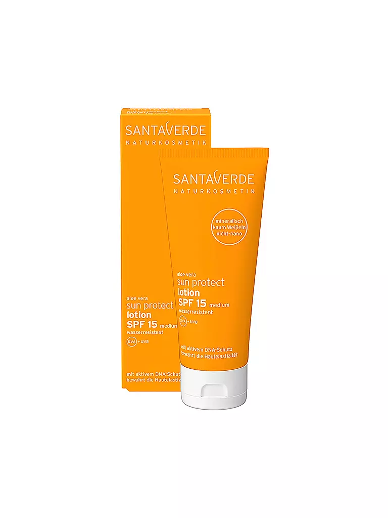 SANTAVERDE | Sonnenpflege - Sun protect lotion SPF 15 100ml | keine Farbe