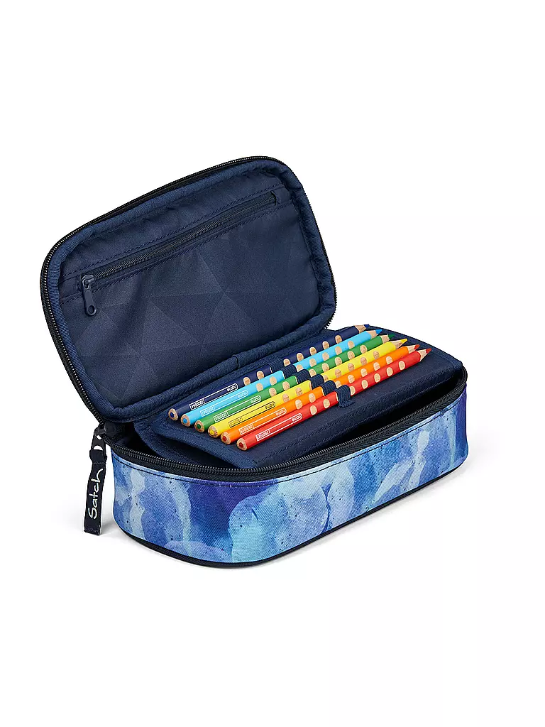 SATCH | Federpenal - Schlamperbox Blurry Sky | blau