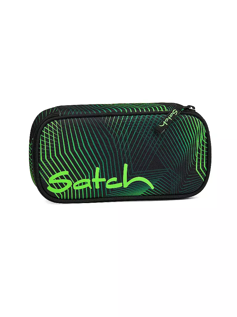 SATCH | Federpenal - Schlamperbox Seismic Green | schwarz