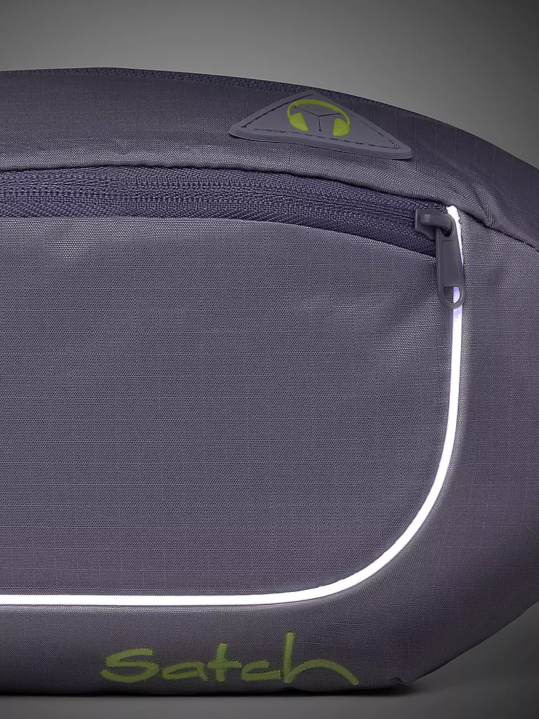 Satch Cross Ripstop Hip Bag – Coole Gürteltasche Mit Reflektierendem Detail, Blau, Für Handy & Essentials