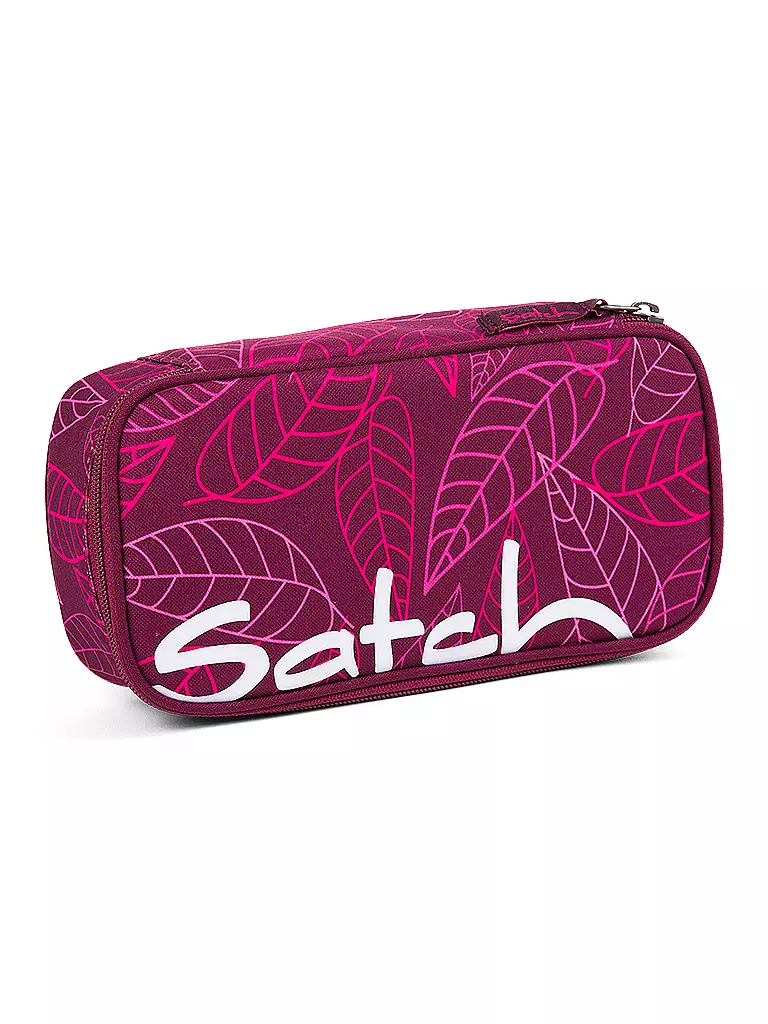 SATCH | Schlamperbox "Purple Leaves" | pink