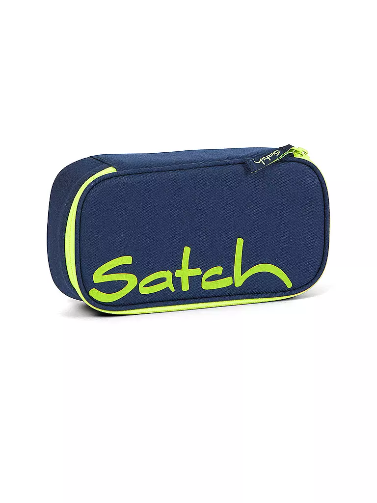 SATCH | Schlamperbox Toxic Yellow | dunkelblau