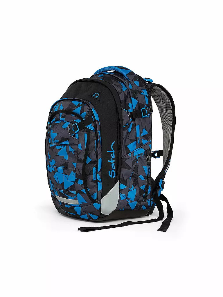 SATCH | Schul-Rucksack "Satch Match -  Blue Triangle" | blau