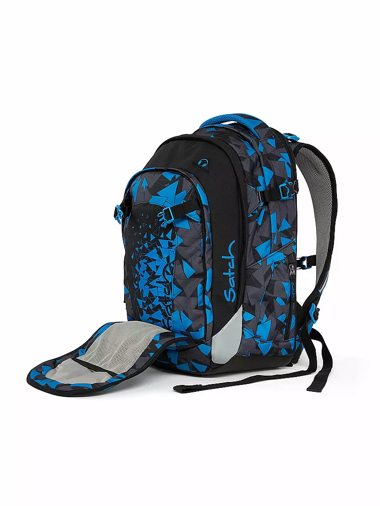 SATCH | Schul-Rucksack "Satch Match -  Blue Triangle" | blau