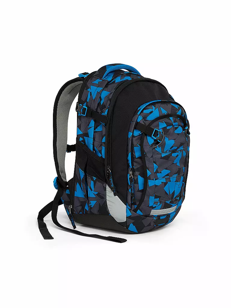 SATCH | Schul-Rucksack "Satch Match -  Blue Triangle" | blau