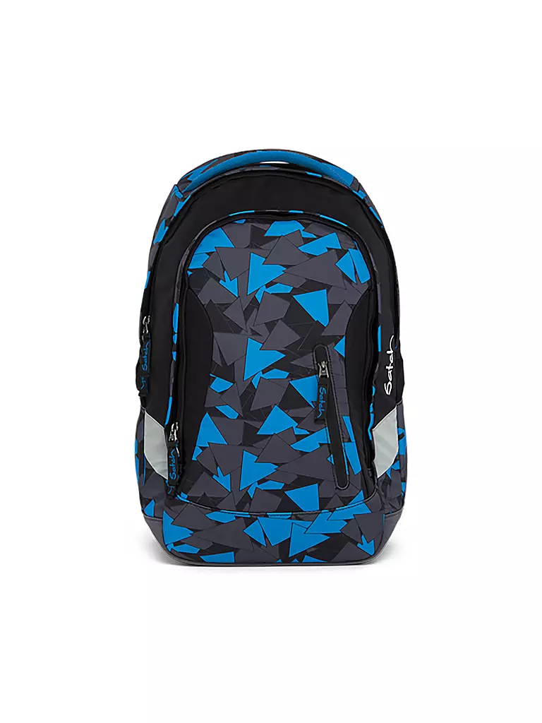 SATCH | Schul-Rucksack "Satch Sleek - Blue Triangle" | blau