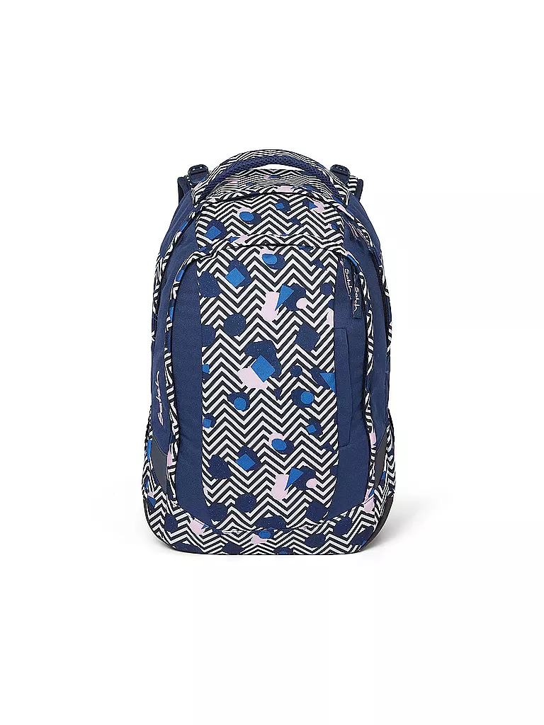 SATCH | Schul-Rucksack "Satch Sleek - Stoney Mony" | schwarz