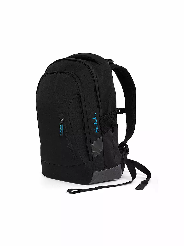 SATCH | Schul-Rucksack "Sleek-Black Bounce" | schwarz