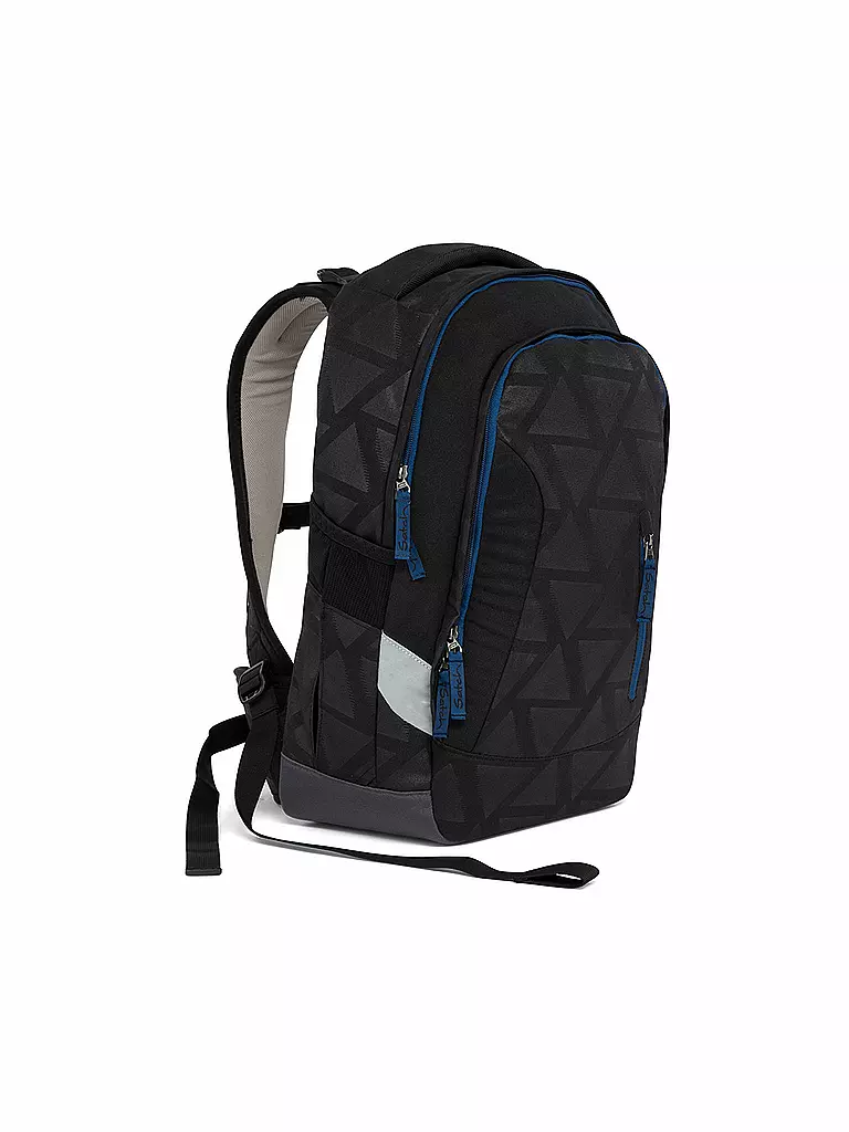 SATCH | Schul-Rucksack "Sleek-Black Triad" | schwarz