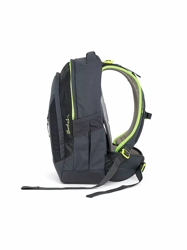 SATCH | Schul-Rucksack "Sleek-Phantom" | grau