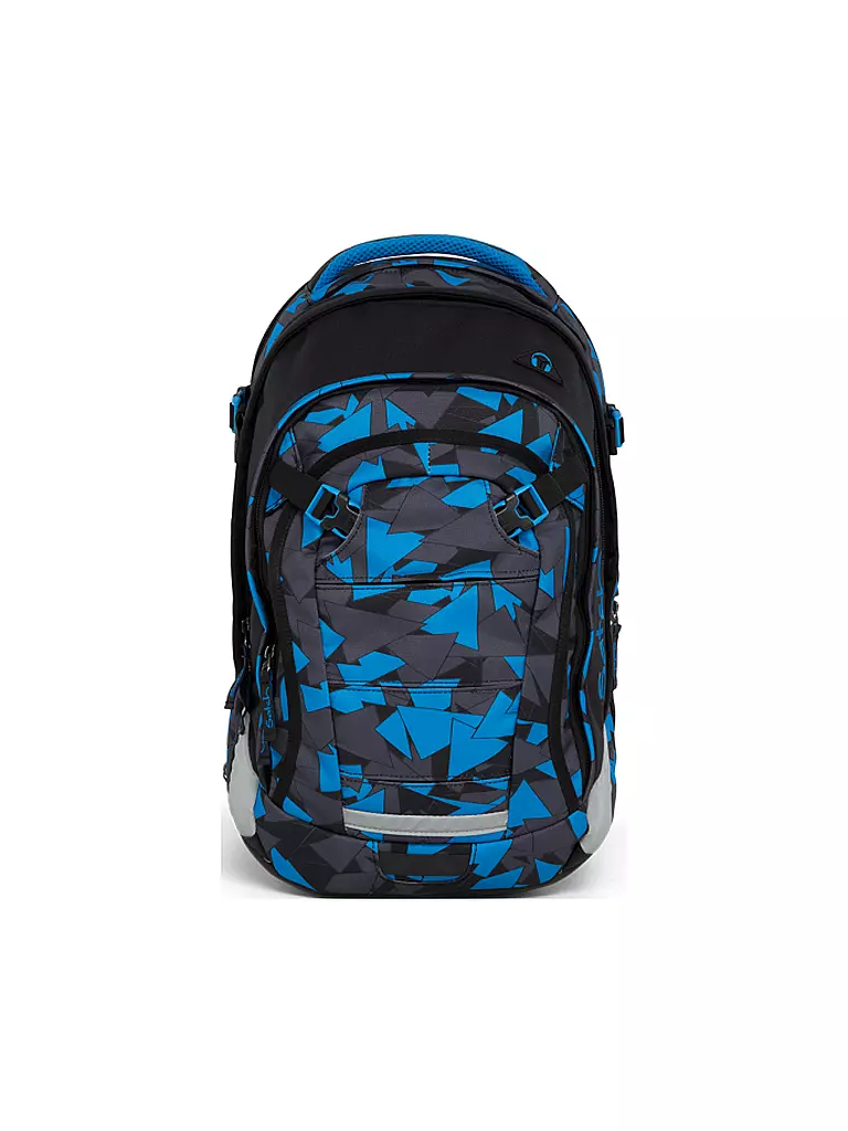 SATCH | Schulrucksack "Satch Match - Blue Triangle" | blau