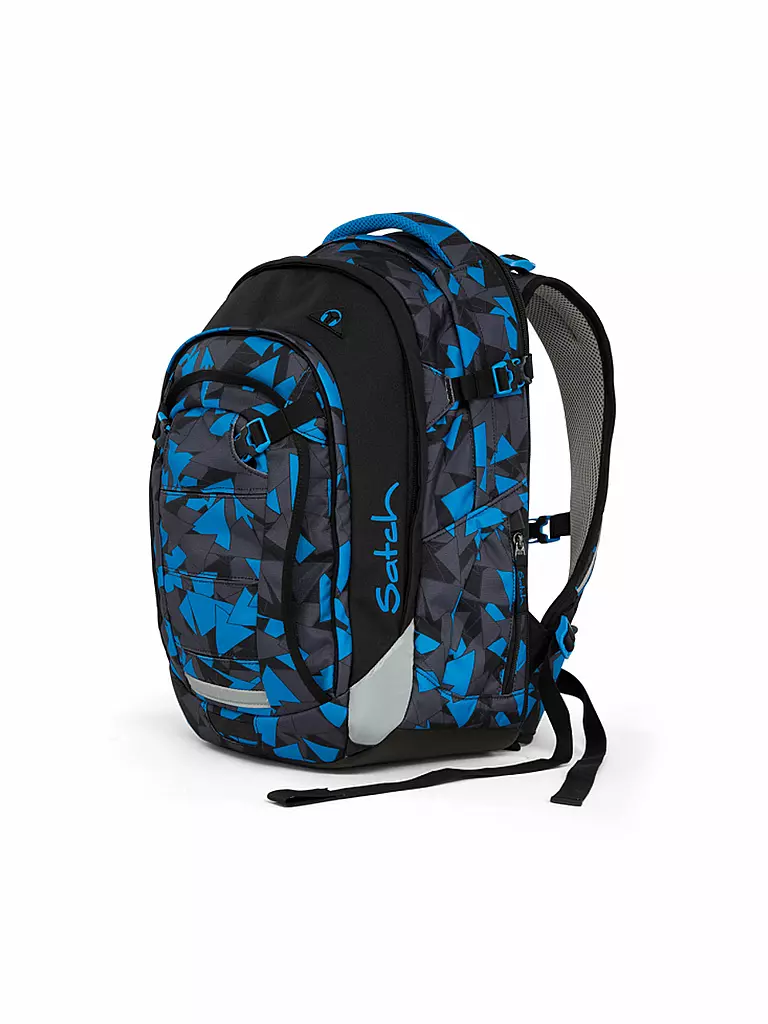 SATCH | Schulrucksack "Satch Match - Blue Triangle" | blau