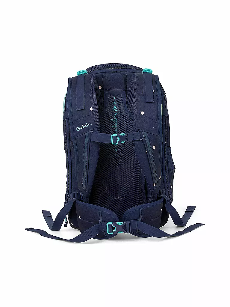 SATCH | Schulrucksack "Satch Match - Pretty Confetti" | blau