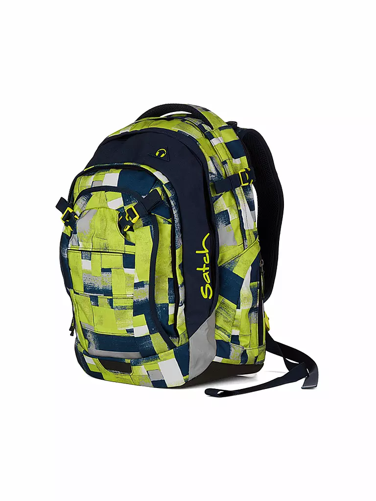 SATCH | Schulrucksack "Satch Match - Sunny Fitty" | gelb