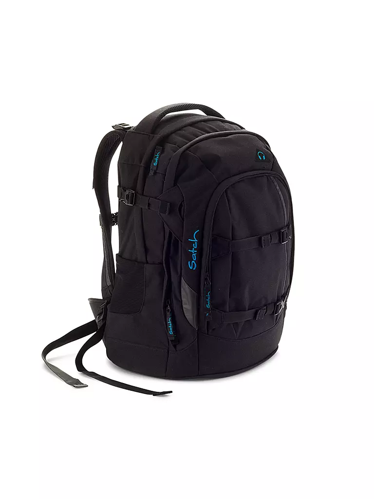 SATCH | Schulrucksack "Satch Pack - Black Bounce" | schwarz