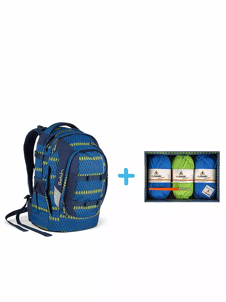 SATCH | Schulrucksack "Satch Pack - Blue Boshi" | blau