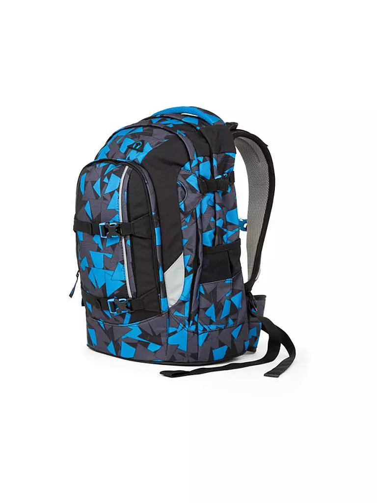 SATCH | Schulrucksack "Satch Pack - Blue Triangle" | blau