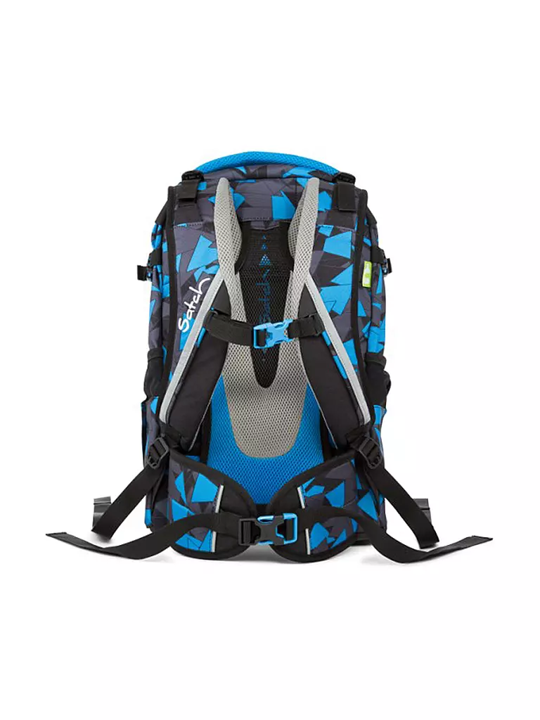 SATCH | Schulrucksack "Satch Pack - Blue Triangle" | blau