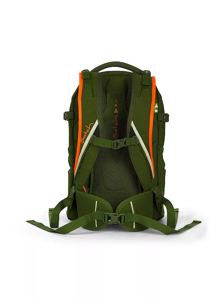 SATCH | Schulrucksack "Satch Pack - Green Phantom" | olive