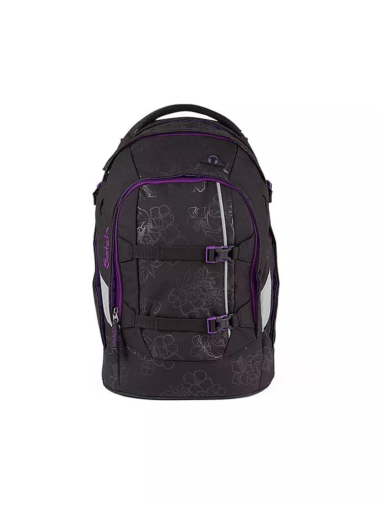 SATCH | Schulrucksack "Satch Pack - Purple Hibiscus" | lila